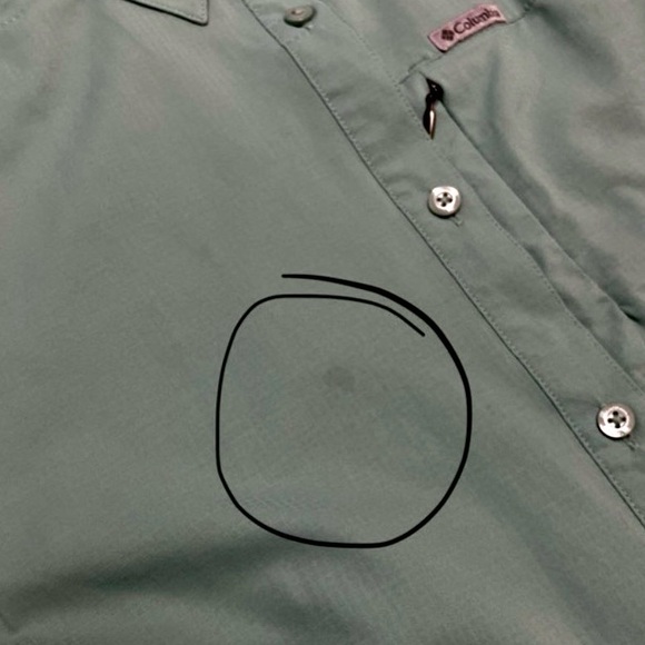 Columbia Sportswear Sleeveless Button-Up Shirt Women’s XL Sage Green - Picture 5 of 5